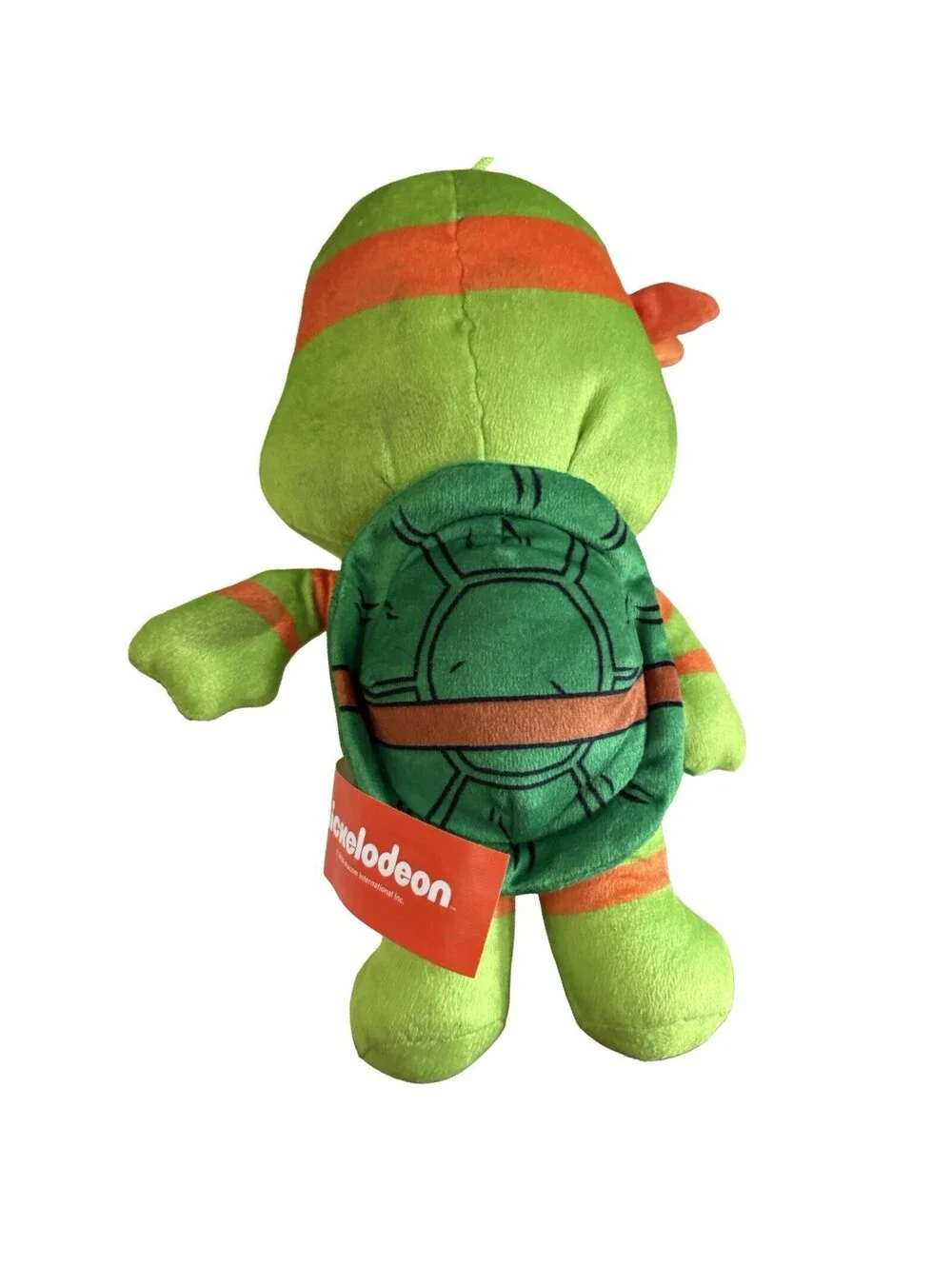 Orange Ninja Turtle Plush Toy MICHELANGELO 8 inch tall Official NWT Soft
